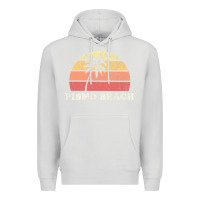 Dove Grey Pismo Beach CA Vintage 70s Retro Throwback Design Premium Hoodie - longCreatives