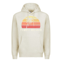 Oatmeal Heather Pismo Beach CA Vintage 70s Retro Throwback Design Premium Hoodie - longCreatives