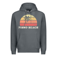 Rock Pismo Beach CA Vintage 70s Retro Throwback Design Premium Hoodie - longCreatives