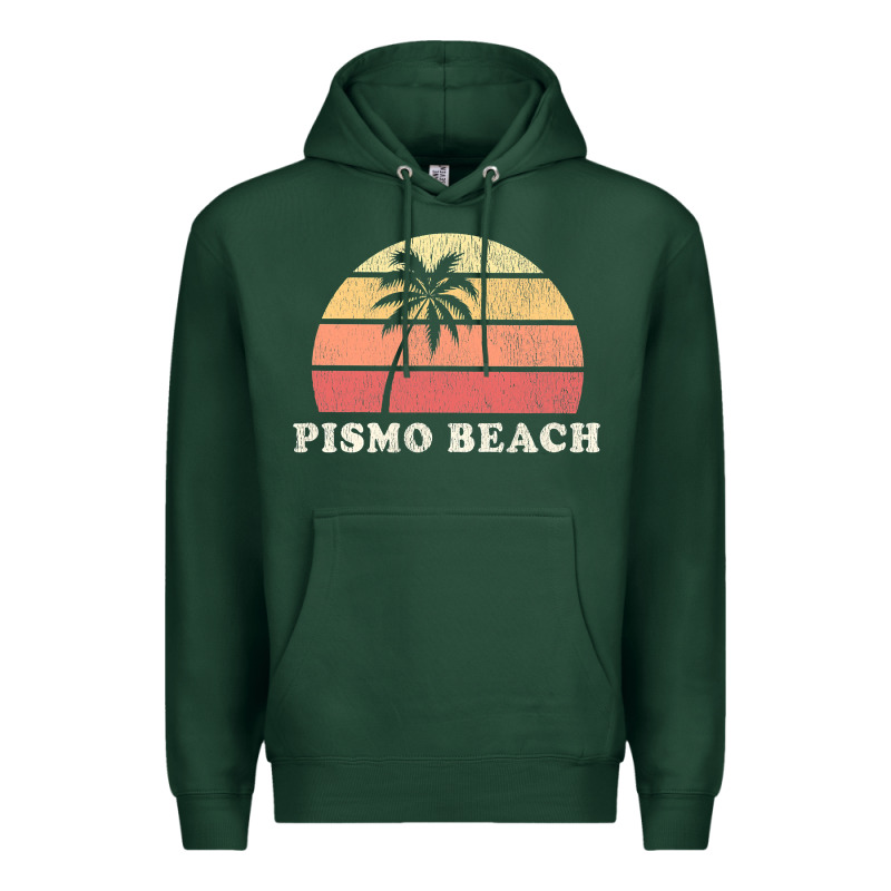 Pismo Beach Ca Vintage 70s Retro Throwback Design Premium Hoodie by longCreatives | Teevron
