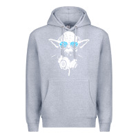 Heather Grey DJ Yoda Premium Hoodie - longCreatives