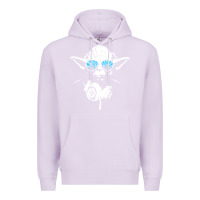 Lilac DJ Yoda Premium Hoodie - longCreatives
