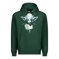Sports Green DJ Yoda Premium Hoodie - longCreatives