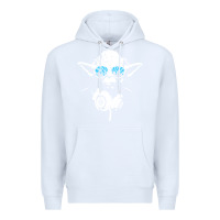 White DJ Yoda Premium Hoodie - longCreatives