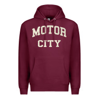 Burgundy Classic Motor City Detroit Varsity Premium Hoodie - longCreatives
