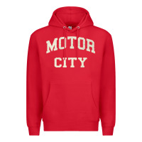 Red Classic Motor City Detroit Varsity Premium Hoodie - longCreatives