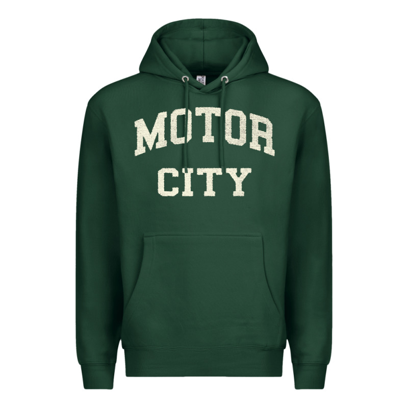 Classic Motor City Detroit Varsity Premium Hoodie by longCreatives | Teevron