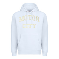 White Classic Motor City Detroit Varsity Premium Hoodie - longCreatives