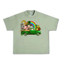 Oil Green St. Patrick's Day farm animals Urban Heavy Tee - CowGirlArtShop