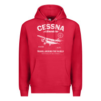 Cardinal cessna distressed Premium Hoodie - longCreatives