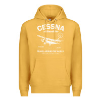 Mustard cessna distressed Premium Hoodie - longCreatives
