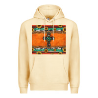 Pina Colada sunflowers cross aztec pattern Premium Hoodie - Jasminsmagicworld