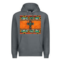 Rock sunflowers cross aztec pattern Premium Hoodie - Jasminsmagicworld