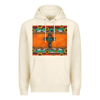 Tofu sunflowers cross aztec pattern Premium Hoodie - Jasminsmagicworld