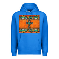 True Royal sunflowers cross aztec pattern Premium Hoodie - Jasminsmagicworld