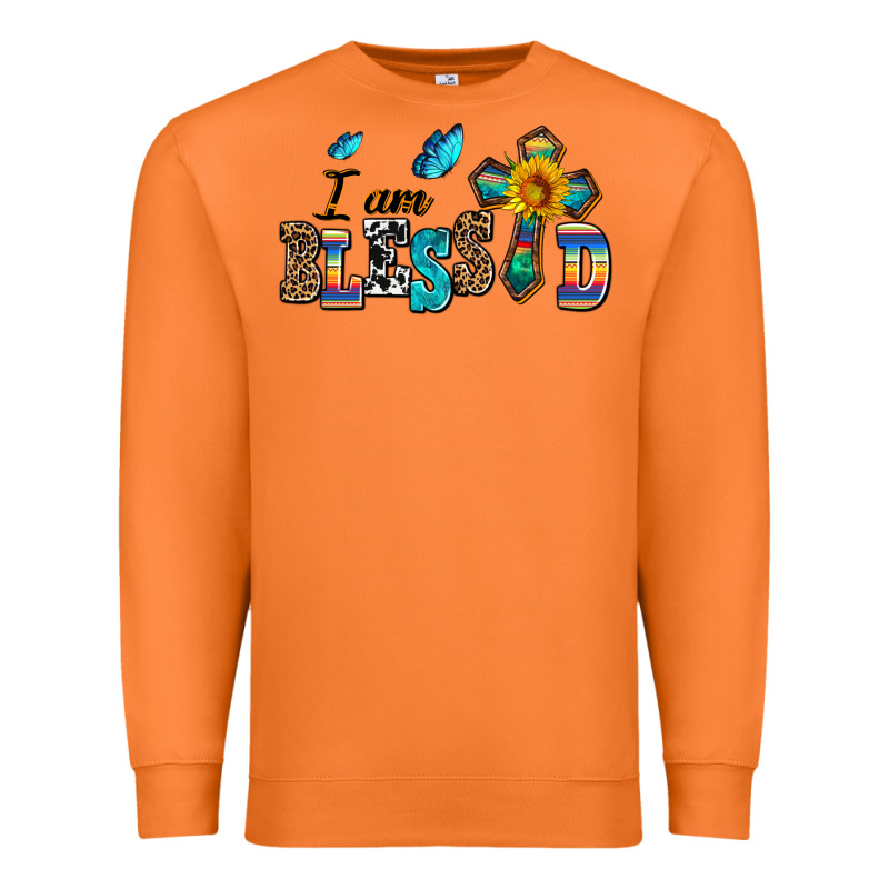 ı Am Blessed Premium Sweatshirt by AdoDesignShop | Teevron
