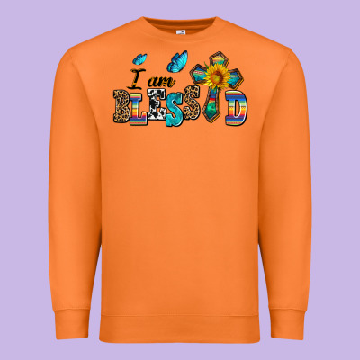 ı Am Blessed Premium Sweatshirt Designed By Adodesignshop