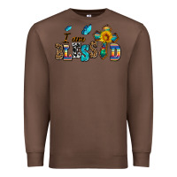 Chestnut ı am blessed Premium Sweatshirt - AdoDesignShop