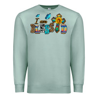 Seafoam ı am blessed Premium Sweatshirt - AdoDesignShop