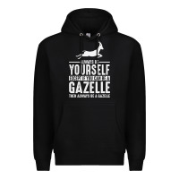 Black Gazelle Gift Lover Premium Hoodie - longCreatives
