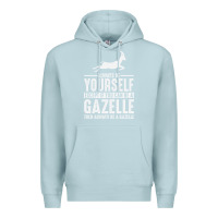 Blue Mist Gazelle Gift Lover Premium Hoodie - longCreatives