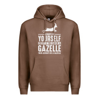 Chestnut Gazelle Gift Lover Premium Hoodie - longCreatives