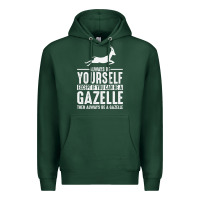 Sports Green Gazelle Gift Lover Premium Hoodie - longCreatives