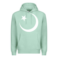Seafoam Islam Symbol Design white Premium Hoodie - longCreatives