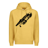 Antique Gold Gears of war lancer Premium Hoodie - longCreatives