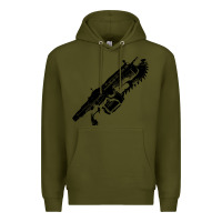 Army Green Gears of war lancer Premium Hoodie - longCreatives
