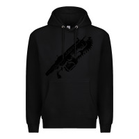 Black Gears of war lancer Premium Hoodie - longCreatives