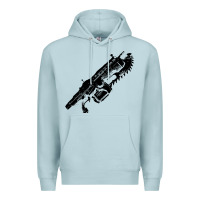 Blue Mist Gears of war lancer Premium Hoodie - longCreatives