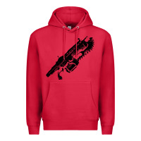 Cardinal Gears of war lancer Premium Hoodie - longCreatives