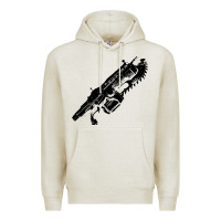 Oatmeal Heather Gears of war lancer Premium Hoodie - longCreatives