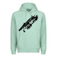 Seafoam Gears of war lancer Premium Hoodie - longCreatives
