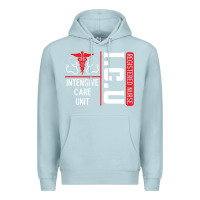 Blue Mist ICU Registered Nurse Medical Intensive Care Unit Premium Hoodie - longCreatives