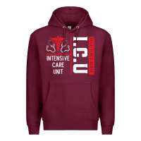 Burgundy ICU Registered Nurse Medical Intensive Care Unit Premium Hoodie - longCreatives