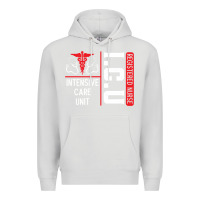 Dove Grey ICU Registered Nurse Medical Intensive Care Unit Premium Hoodie - longCreatives