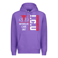 Purple ICU Registered Nurse Medical Intensive Care Unit Premium Hoodie - longCreatives