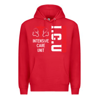 Red ICU Registered Nurse Medical Intensive Care Unit Premium Hoodie - longCreatives