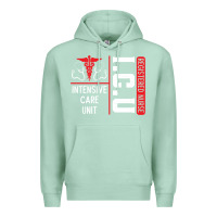 Seafoam ICU Registered Nurse Medical Intensive Care Unit Premium Hoodie - longCreatives