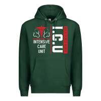 Sports Green ICU Registered Nurse Medical Intensive Care Unit Premium Hoodie - longCreatives