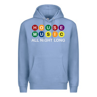 Colony Blue House Music All Night Long Ravers Premium Hoodie - longCreatives