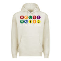 Oatmeal Heather House Music All Night Long Ravers Premium Hoodie - longCreatives