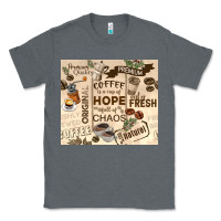 Charcoal Heather coffee is a cup of hope Classic Tee - TumblerDesignByShophia