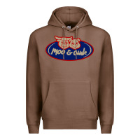 Chestnut Moo and Oink Chicago Premium Hoodie - longCreatives