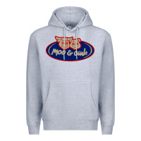 Heather Grey Moo and Oink Chicago Premium Hoodie - longCreatives