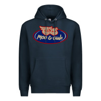 Navy Moo and Oink Chicago Premium Hoodie - longCreatives