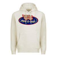 Oatmeal Heather Moo and Oink Chicago Premium Hoodie - longCreatives