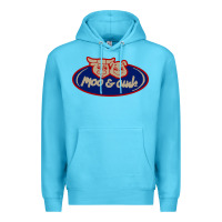 Ocean Blue Moo and Oink Chicago Premium Hoodie - longCreatives